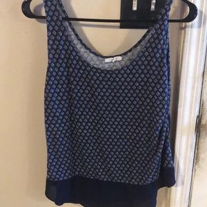 Maurice’s size large paisley navy blue dress tank